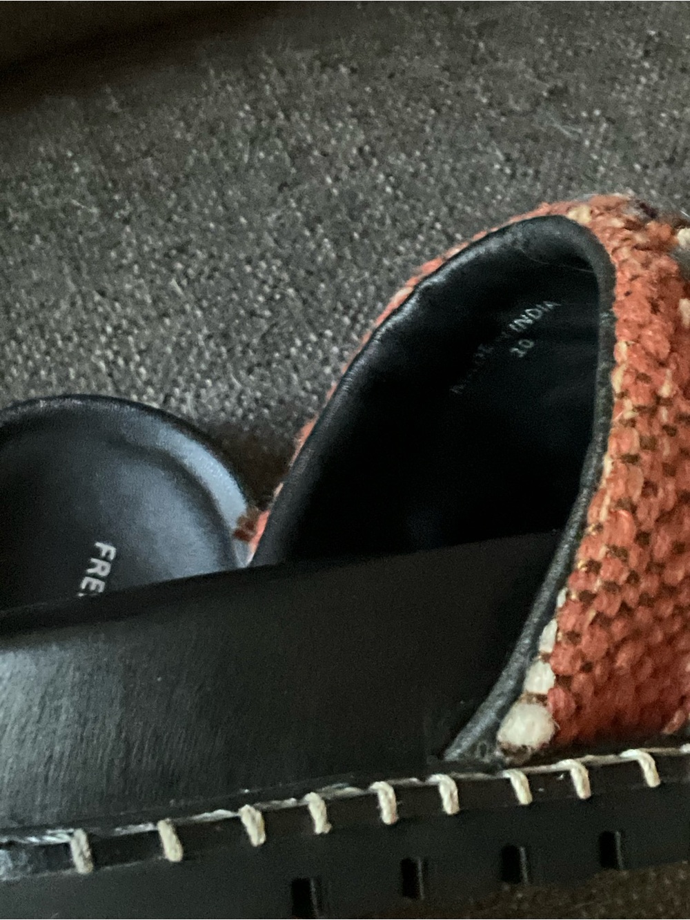 Free People Magic Carpet boho chic artisan crafted mules 10 $148 - Picture 7 of 10